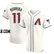 Jose Herrera Men's Arizona Diamondbacks Cream Elite Home Jersey