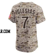 Jose Iglesias Men's San Diego Padres Camo Elite Alternate Vapor Premier Jersey