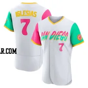 Jose Iglesias Men's San Diego Padres White Authentic 2022 City Connect Jersey
