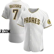 Jose Iglesias Men's San Diego Padres White/Brown Authentic Home Jersey