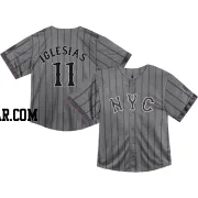 Jose Iglesias Toddler New York Mets Limited Graphite 2024 City Connect Jersey