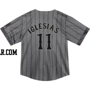 Jose Iglesias Toddler New York Mets Limited Graphite 2024 City Connect Jersey