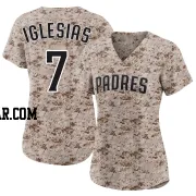 Jose Iglesias Women's San Diego Padres Camo Limited 2nd Alternate Jersey