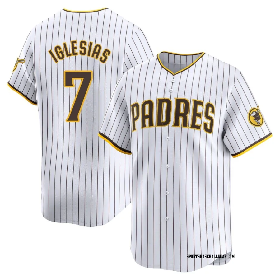 Jose Iglesias Youth San Diego Padres White Limited Home Jersey
