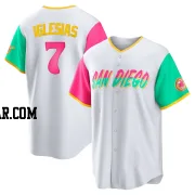 Jose Iglesias Youth San Diego Padres White Replica 2022 City Connect Jersey