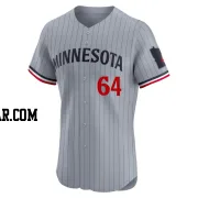 Jose Miranda Men's Minnesota Twins Gray Elite Road Jersey