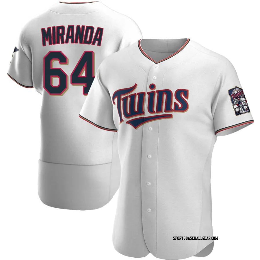 Jose Miranda Men's Minnesota Twins White Authentic Home Jersey