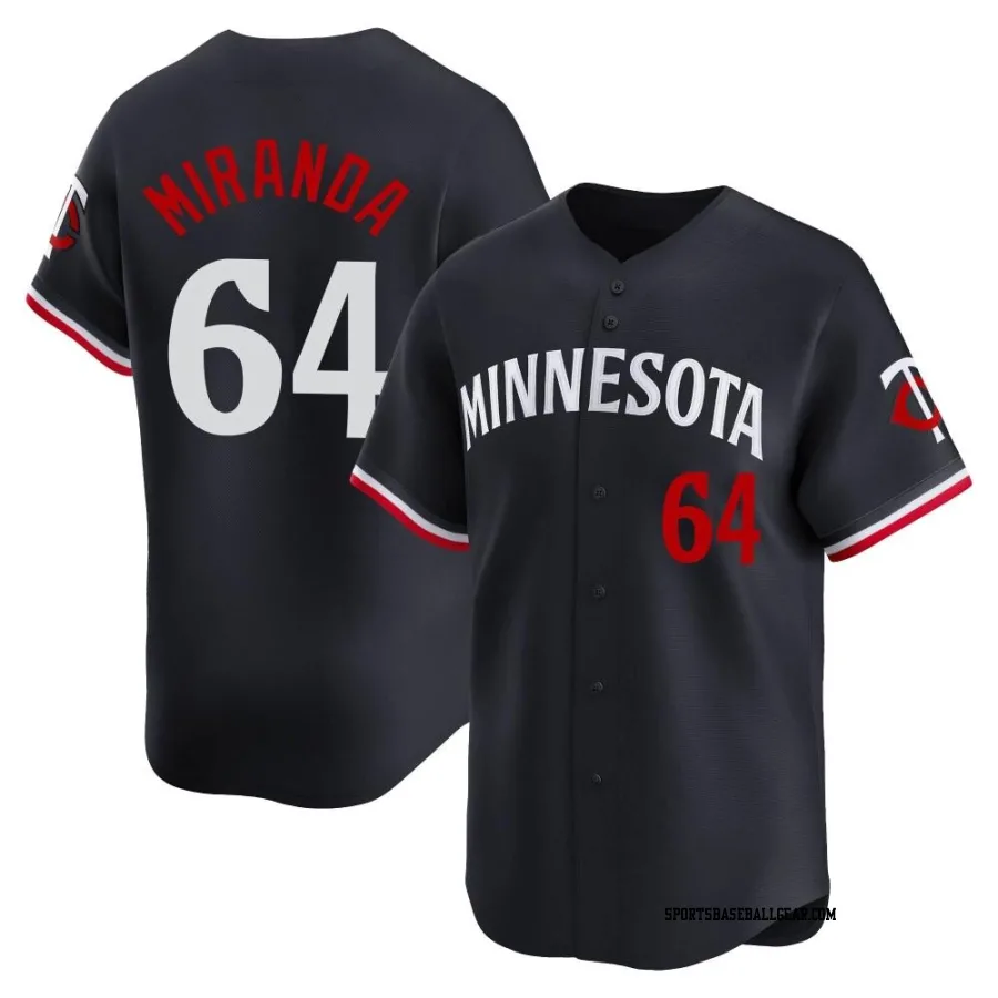 Jose Miranda Youth Minnesota Twins Navy Limited Alternate Jersey