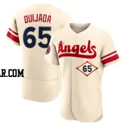 Jose Quijada Men's Los Angeles Angels Cream Authentic 2022 City Connect Jersey