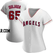 Jose Quijada Women's Los Angeles Angels White Replica Home Jersey