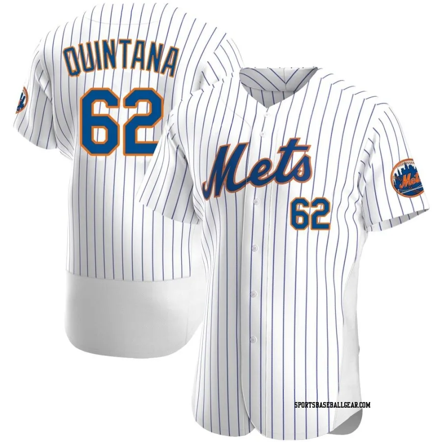 Jose Quintana Men's New York Mets White Authentic Home Jersey