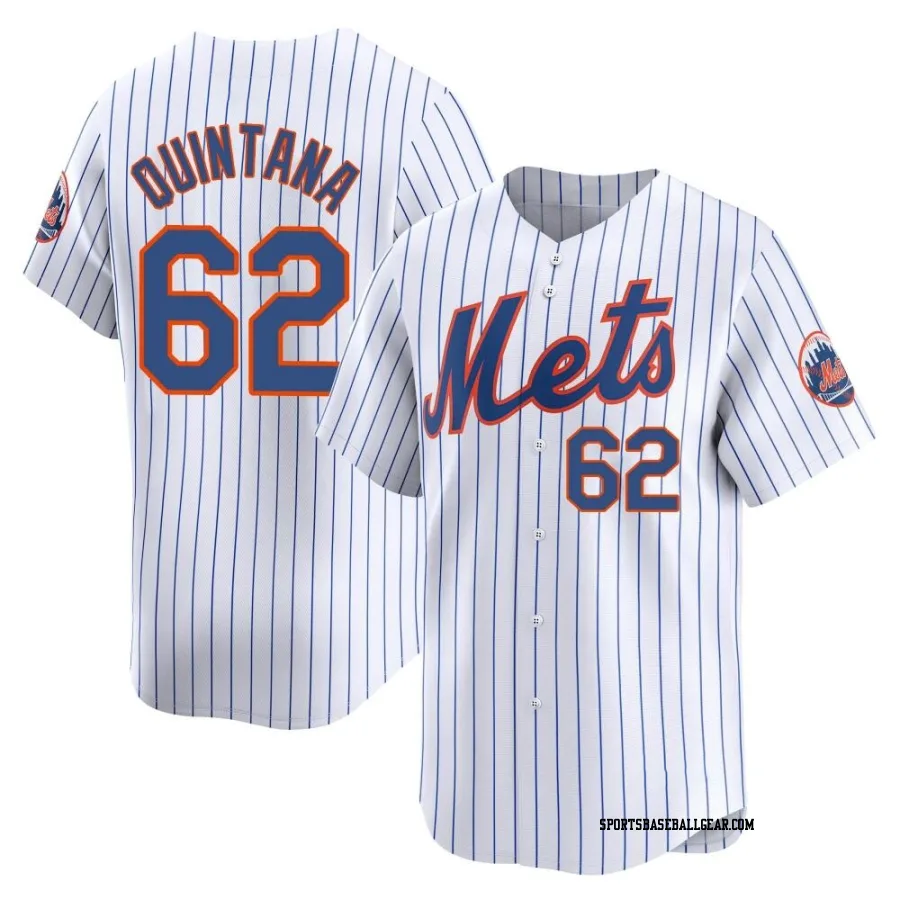 Jose Quintana Men's New York Mets White Limited Home Jersey