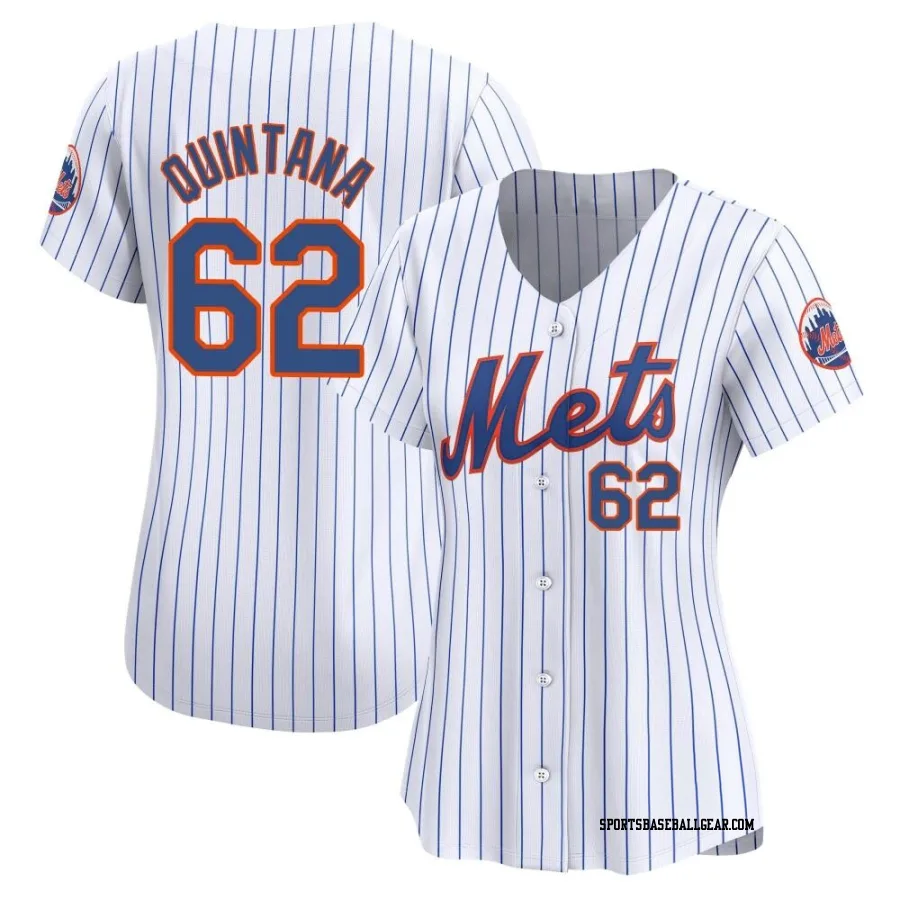 Jose Quintana Women's New York Mets White Limited Home Jersey