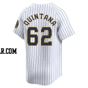 Jose Quintana Youth Milwaukee Brewers White Limited Alternate Jersey