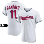 Jose Ramirez Men's Cleveland Guardians White Authentic Home Jersey