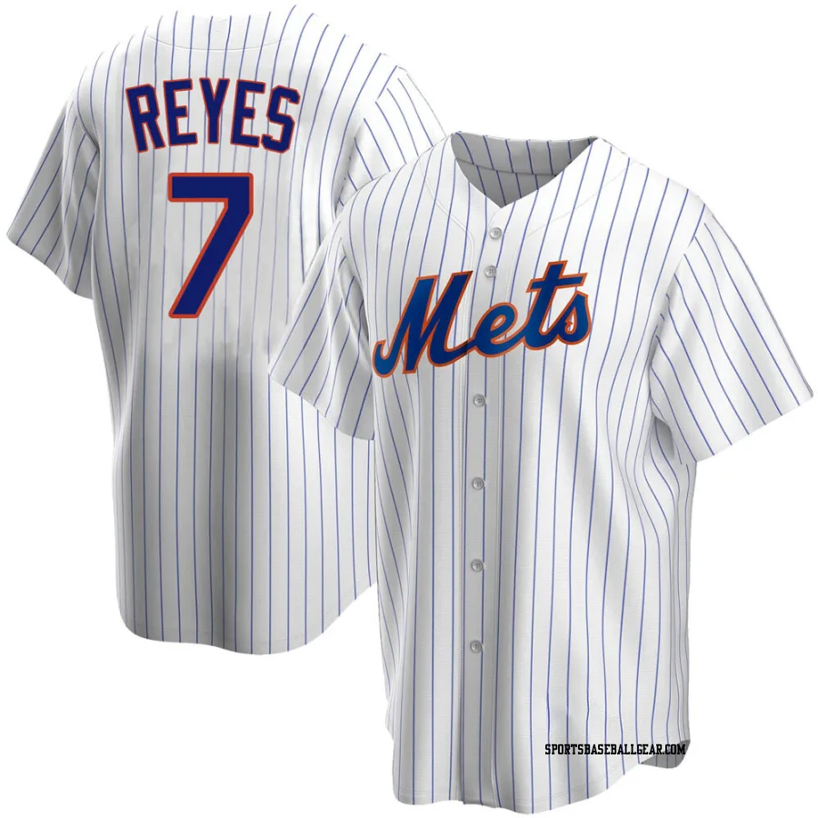 Jose Reyes Youth New York Mets White Replica Home Jersey