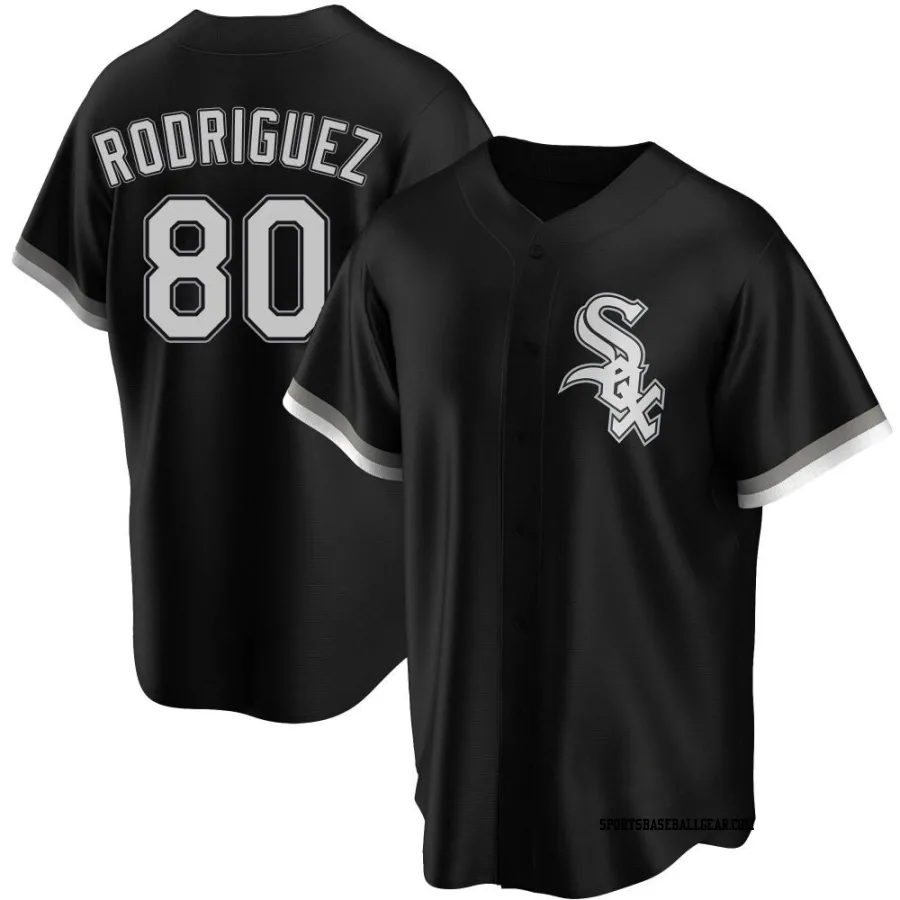 Jose Rodriguez Youth Chicago White Sox Black Replica Alternate Jersey