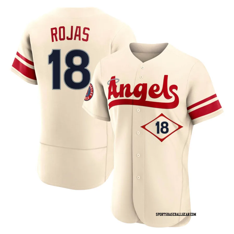 Jose Rojas Men's Los Angeles Angels Cream Authentic 2022 City Connect Jersey