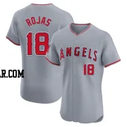Jose Rojas Men's Los Angeles Angels Gray Elite Road Jersey