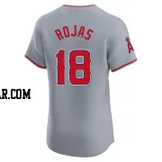Jose Rojas Men's Los Angeles Angels Gray Elite Road Jersey