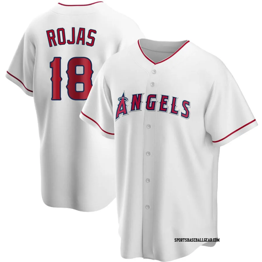 Jose Rojas Men's Los Angeles Angels White Replica Home Jersey
