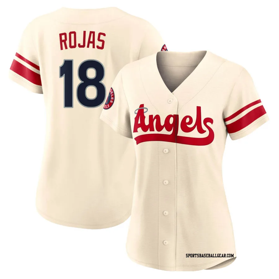 Jose Rojas Women's Los Angeles Angels Cream Replica 2022 City Connect Jersey