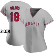 Jose Rojas Women's Los Angeles Angels Replica Silver Road Jersey