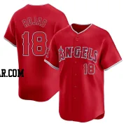 Jose Rojas Youth Los Angeles Angels Red Limited Alternate Jersey