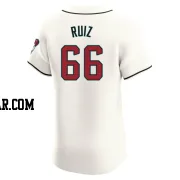 Jose Ruiz Men's Arizona Diamondbacks Cream Elite Home Jersey