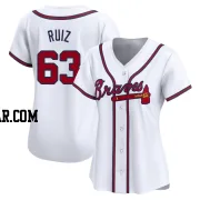 Jose Ruiz Women's Atlanta Braves White Limited Home Jersey