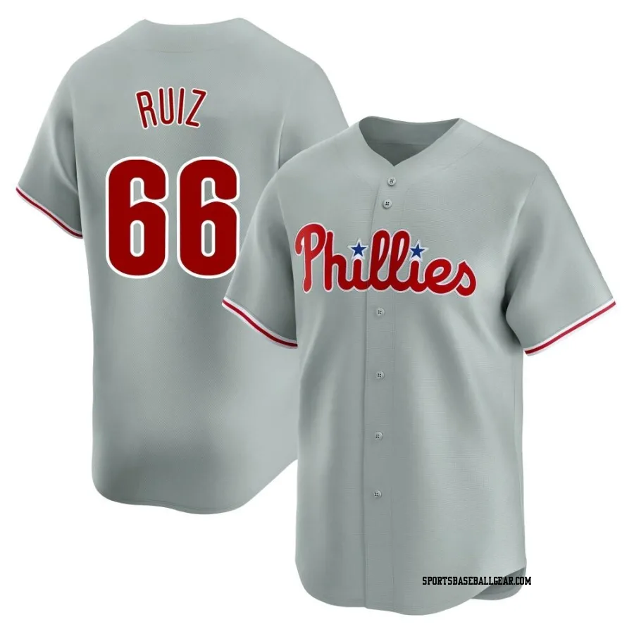 Jose Ruiz Youth Philadelphia Phillies Gray Limited Away Jersey