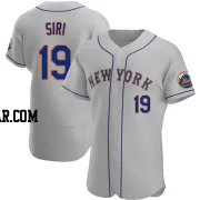 Jose Siri Men's New York Mets Gray Authentic Road Jersey