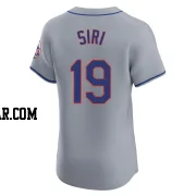 Jose Siri Men's New York Mets Gray Elite Road Jersey