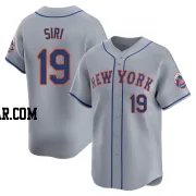 Jose Siri Men's New York Mets Gray Limited Away Jersey
