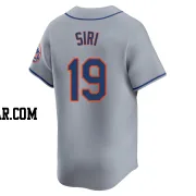 Jose Siri Men's New York Mets Gray Limited Away Jersey
