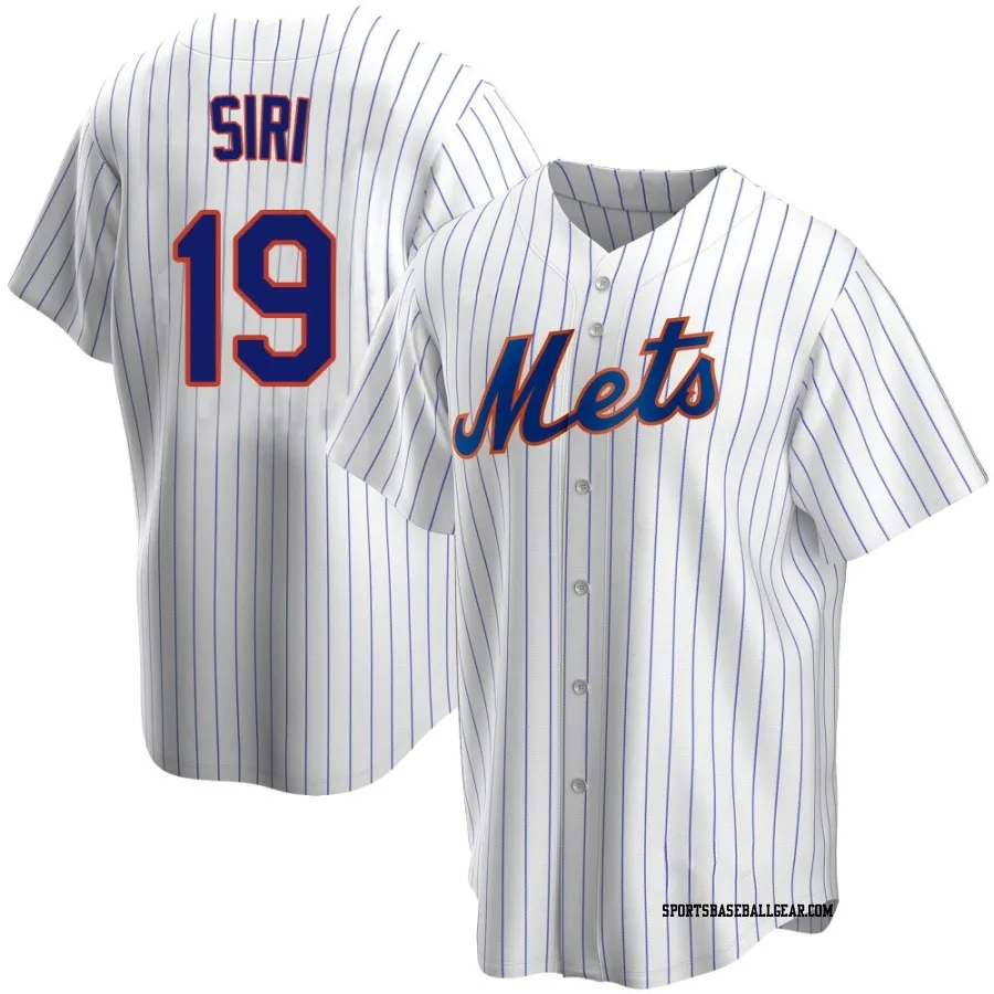 Jose Siri Men's New York Mets White Replica Home Jersey