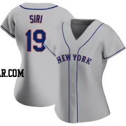 Jose Siri Women's New York Mets Gray Authentic Road Jersey