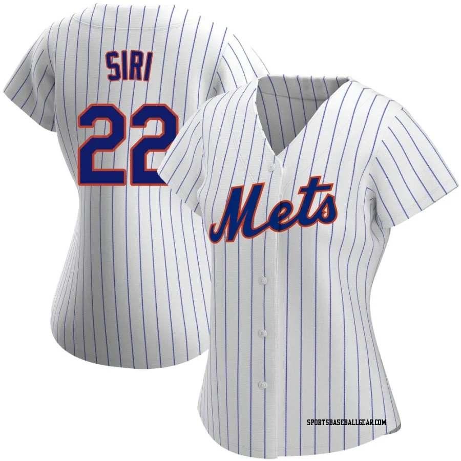 Jose Siri Women's New York Mets White Authentic Home Jersey