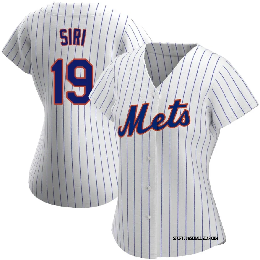 Jose Siri Women's New York Mets White Authentic Home Jersey