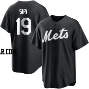 Jose Siri Youth New York Mets Black/White Replica Jersey