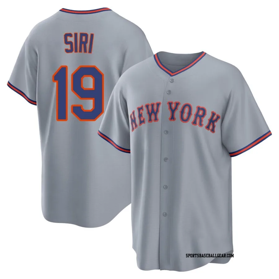 Jose Siri Youth New York Mets Gray Replica Away 2.0 Jersey