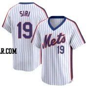 Jose Siri Youth New York Mets White Limited Cooperstown Collection Jersey