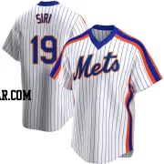 Jose Siri Youth New York Mets White Replica Home Cooperstown Collection Jersey
