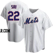 Jose Siri Youth New York Mets White Replica Home Jersey