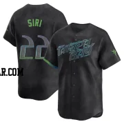 Jose Siri Youth Tampa Bay Rays Charcoal Limited 2024 City Connect Jersey