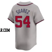Jose Suarez Men's Atlanta Braves Gray Limited Away Jersey