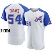 Jose Suarez Men's Atlanta Braves White Authentic 2023 City Connect Jersey
