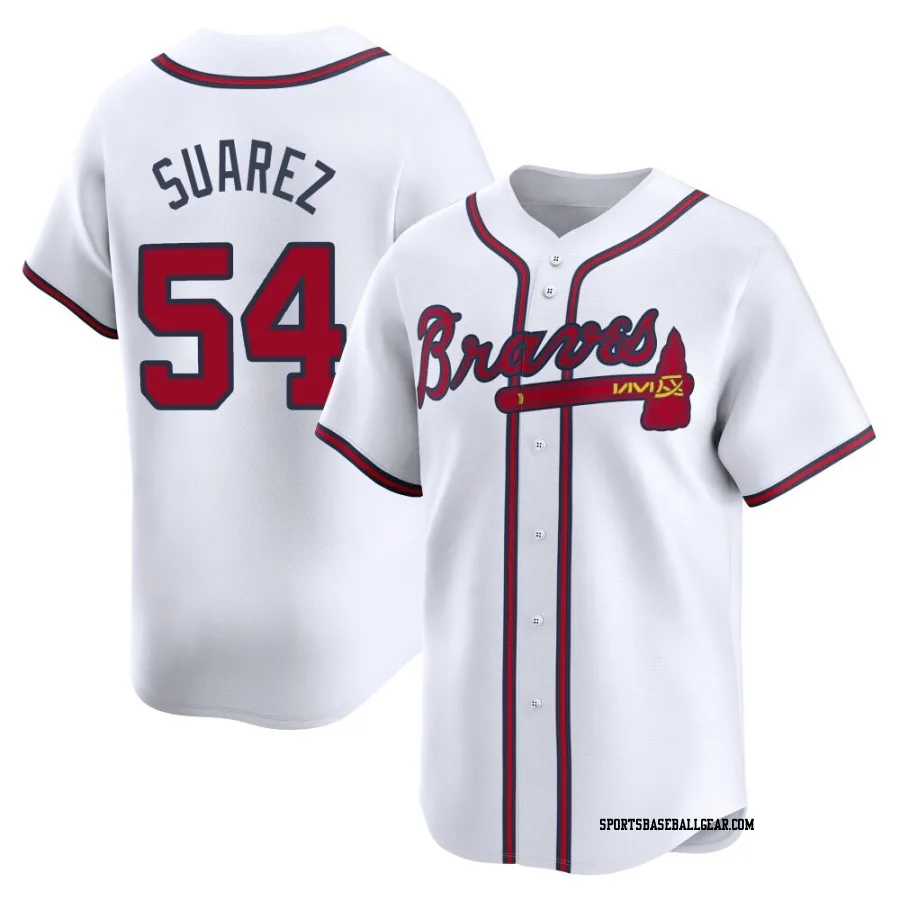 Jose Suarez Youth Atlanta Braves White Limited Home Jersey