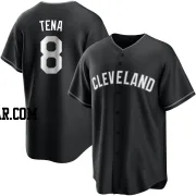 Jose Tena Men's Cleveland Guardians Black/White Replica Jersey