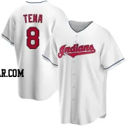 Jose Tena Men's Cleveland Guardians White Replica Home Jersey